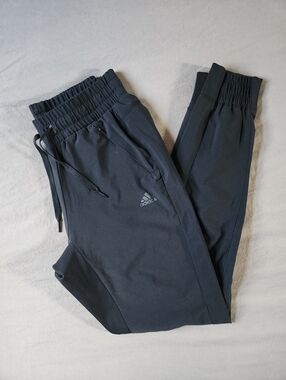 Adidas Climalite Black Track Pants Joggers - Size XS (US 4–6)